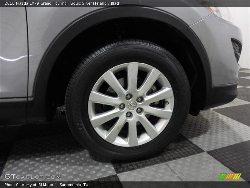 Liquid Silver Metallic / Black 2010 Mazda CX-9 Grand Touring