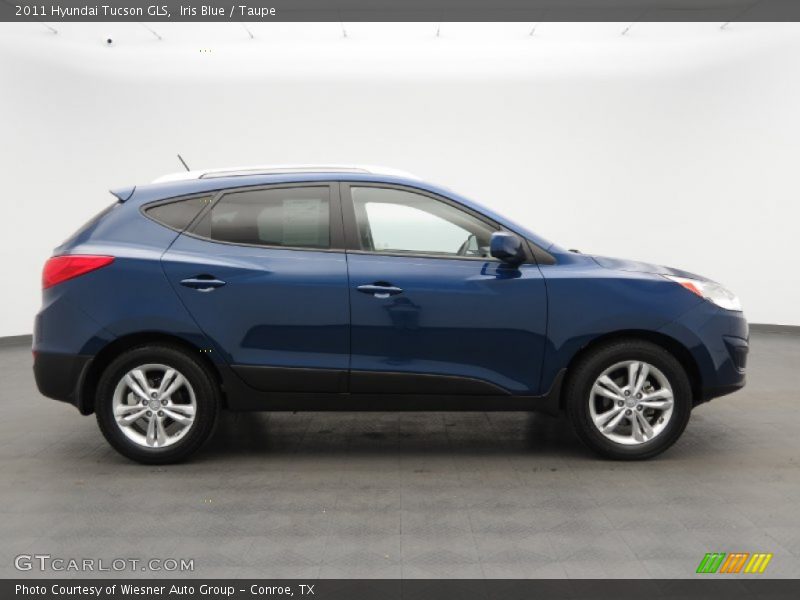 Iris Blue / Taupe 2011 Hyundai Tucson GLS