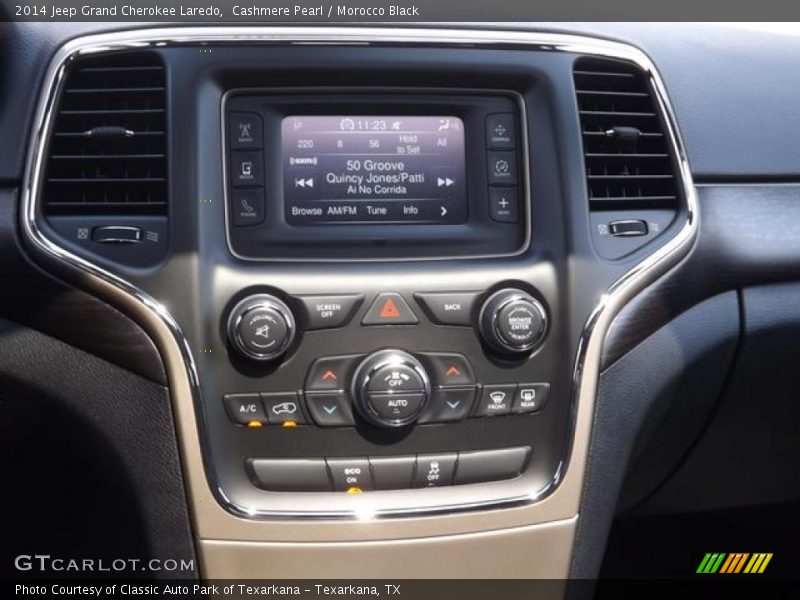 Cashmere Pearl / Morocco Black 2014 Jeep Grand Cherokee Laredo