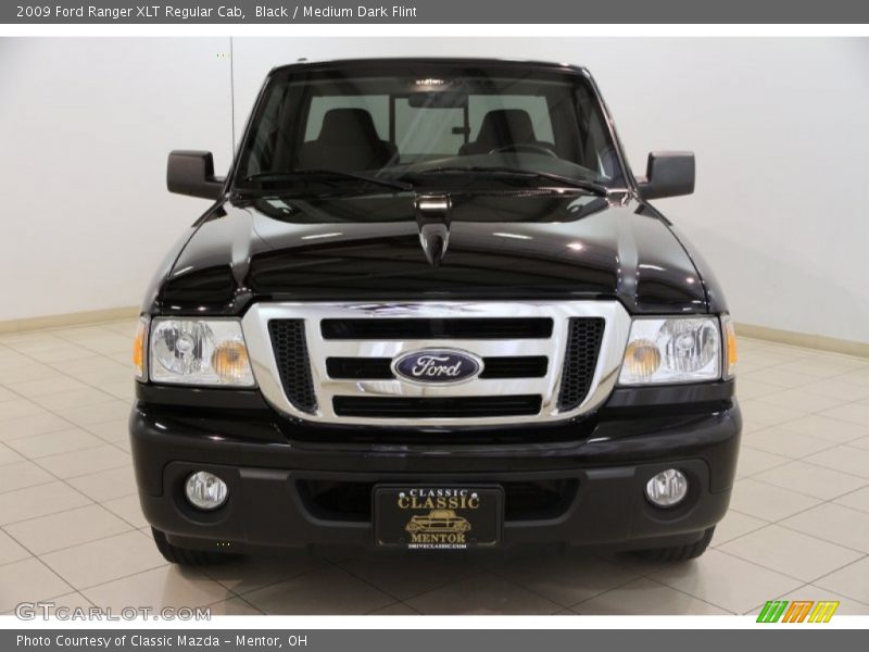 Black / Medium Dark Flint 2009 Ford Ranger XLT Regular Cab