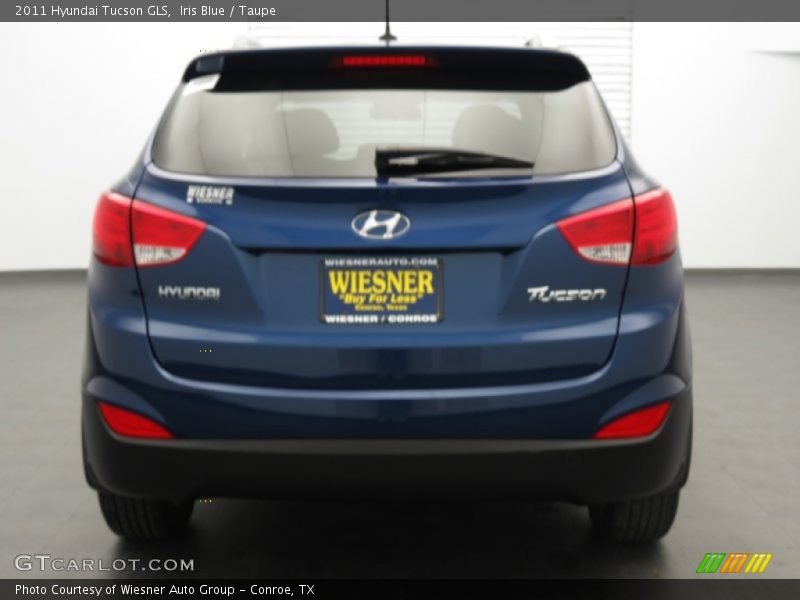 Iris Blue / Taupe 2011 Hyundai Tucson GLS