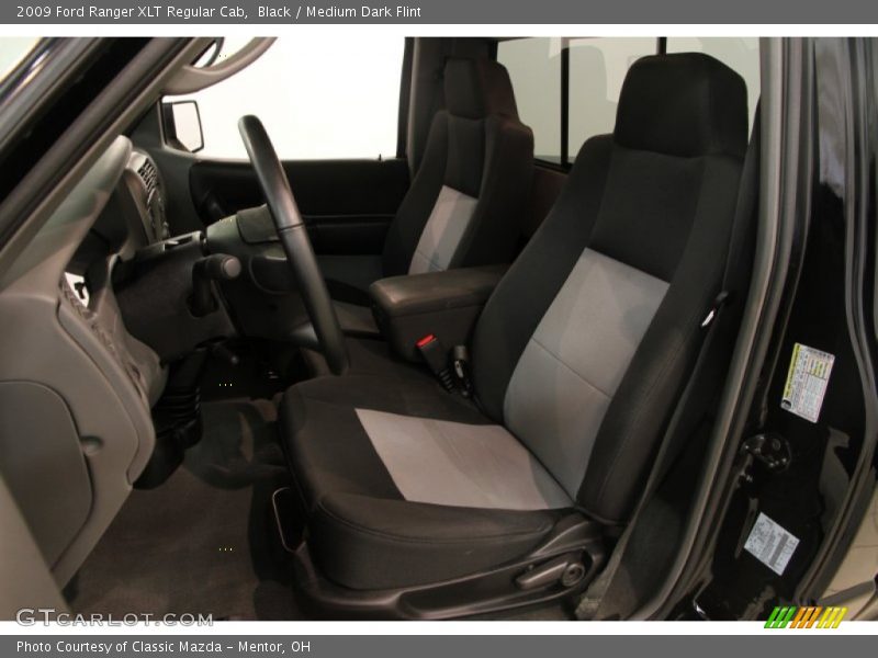 Black / Medium Dark Flint 2009 Ford Ranger XLT Regular Cab