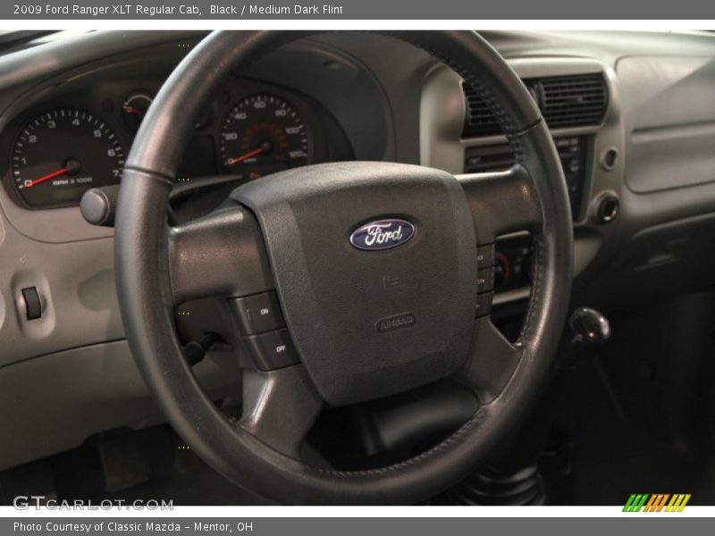 Black / Medium Dark Flint 2009 Ford Ranger XLT Regular Cab