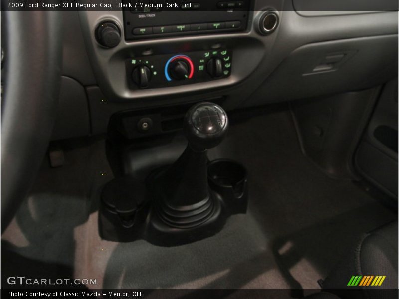 Black / Medium Dark Flint 2009 Ford Ranger XLT Regular Cab