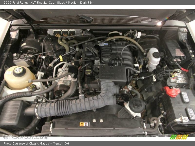 Black / Medium Dark Flint 2009 Ford Ranger XLT Regular Cab