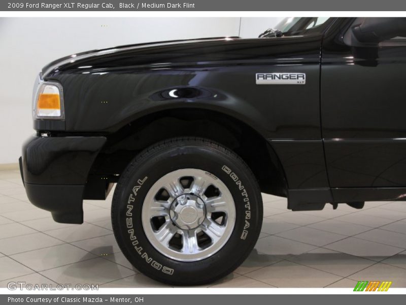 Black / Medium Dark Flint 2009 Ford Ranger XLT Regular Cab