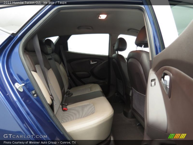 Iris Blue / Taupe 2011 Hyundai Tucson GLS