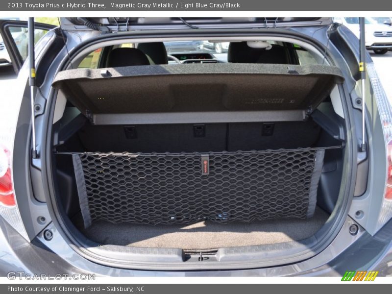 Magnetic Gray Metallic / Light Blue Gray/Black 2013 Toyota Prius c Hybrid Three