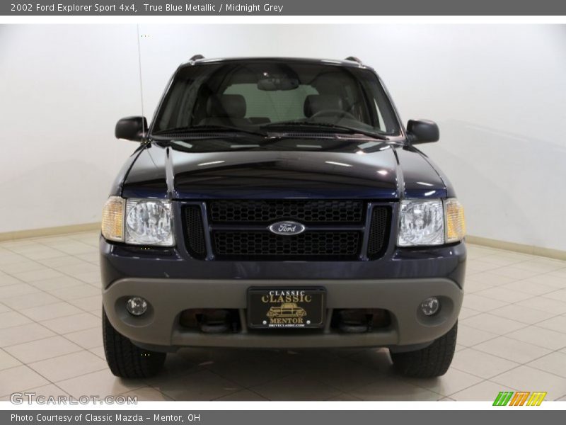 True Blue Metallic / Midnight Grey 2002 Ford Explorer Sport 4x4
