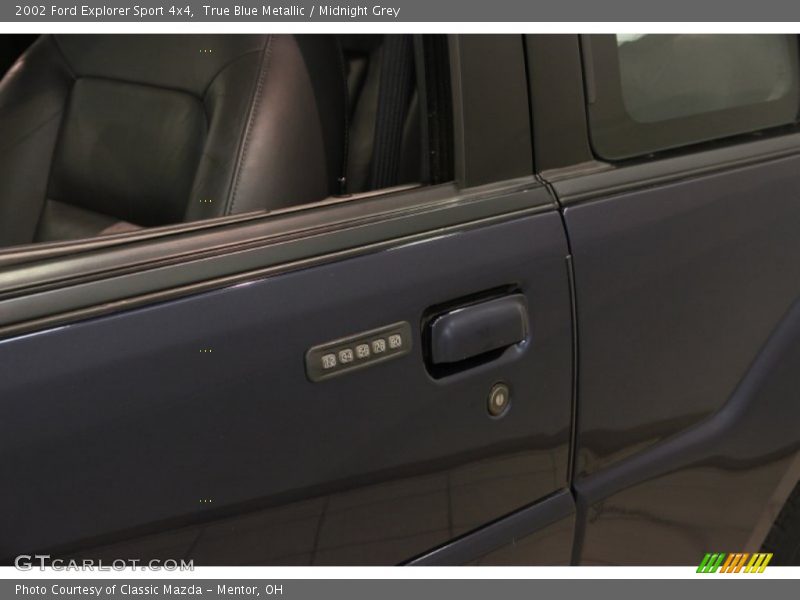 True Blue Metallic / Midnight Grey 2002 Ford Explorer Sport 4x4