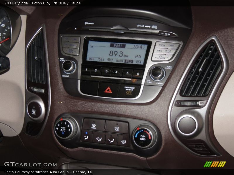 Iris Blue / Taupe 2011 Hyundai Tucson GLS