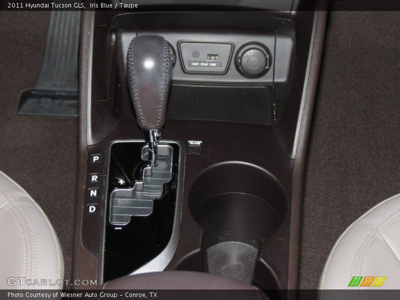 Iris Blue / Taupe 2011 Hyundai Tucson GLS