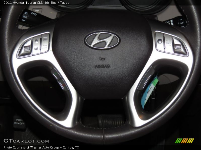 Iris Blue / Taupe 2011 Hyundai Tucson GLS