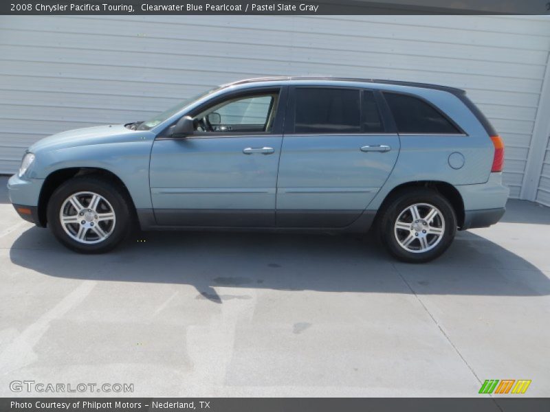 Clearwater Blue Pearlcoat / Pastel Slate Gray 2008 Chrysler Pacifica Touring