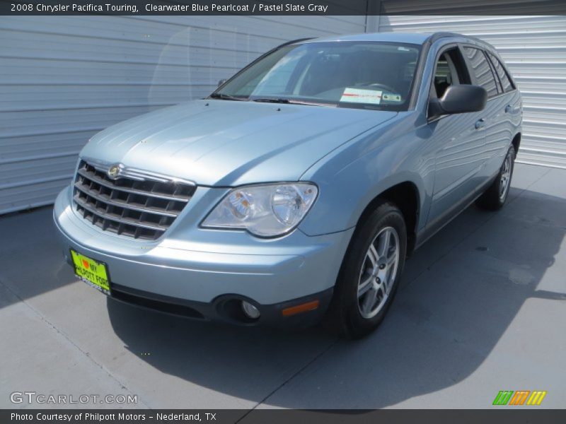 Clearwater Blue Pearlcoat / Pastel Slate Gray 2008 Chrysler Pacifica Touring