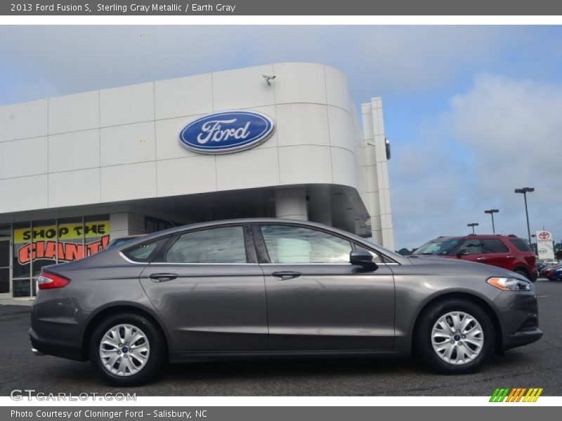 Sterling Gray Metallic / Earth Gray 2013 Ford Fusion S