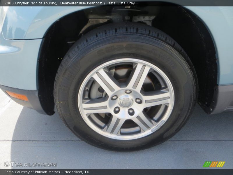 Clearwater Blue Pearlcoat / Pastel Slate Gray 2008 Chrysler Pacifica Touring