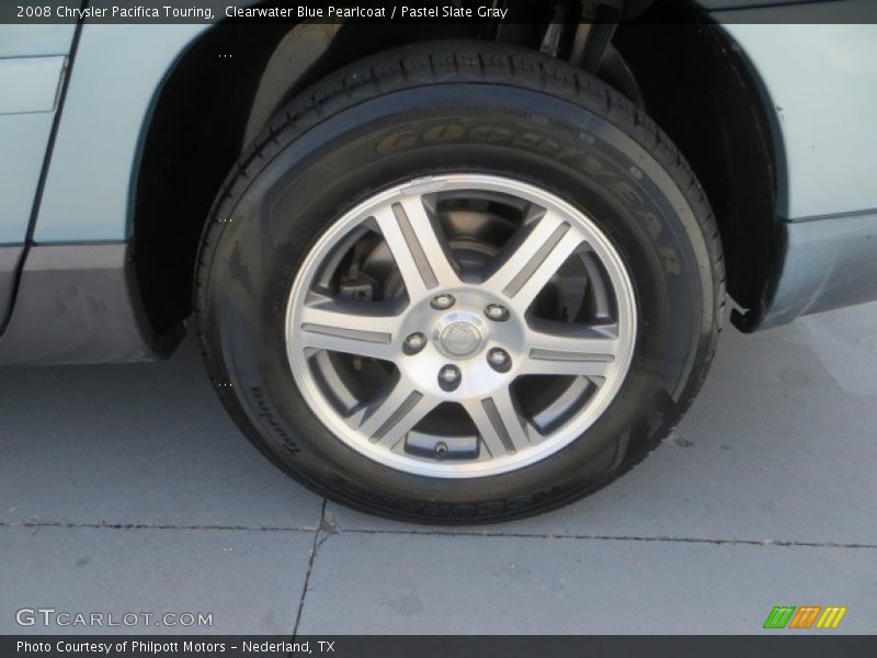 Clearwater Blue Pearlcoat / Pastel Slate Gray 2008 Chrysler Pacifica Touring