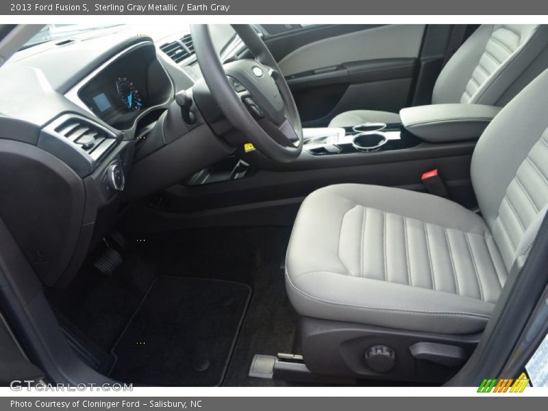 Sterling Gray Metallic / Earth Gray 2013 Ford Fusion S