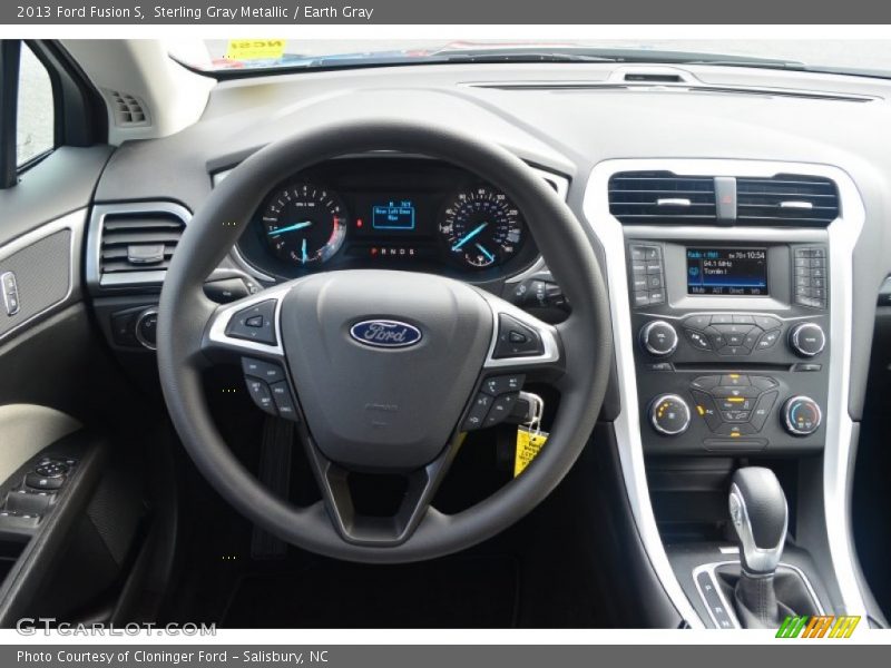 Sterling Gray Metallic / Earth Gray 2013 Ford Fusion S