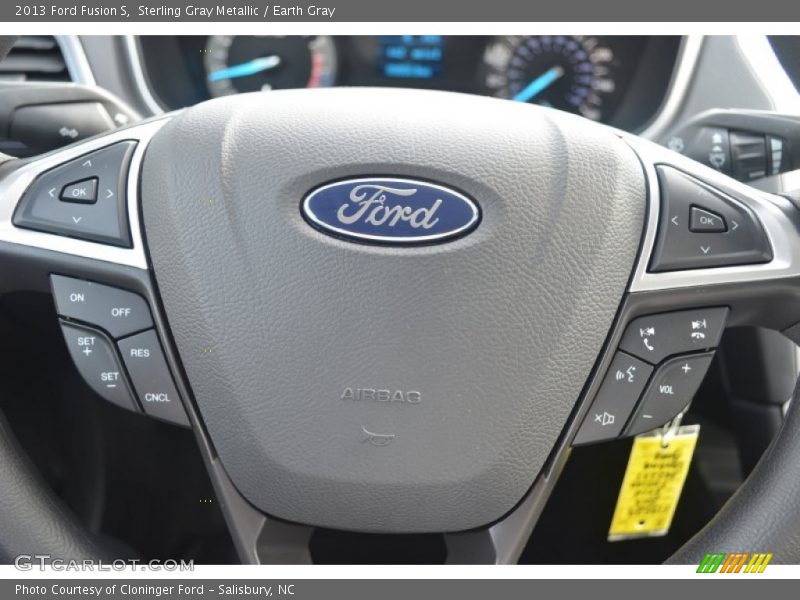 Sterling Gray Metallic / Earth Gray 2013 Ford Fusion S