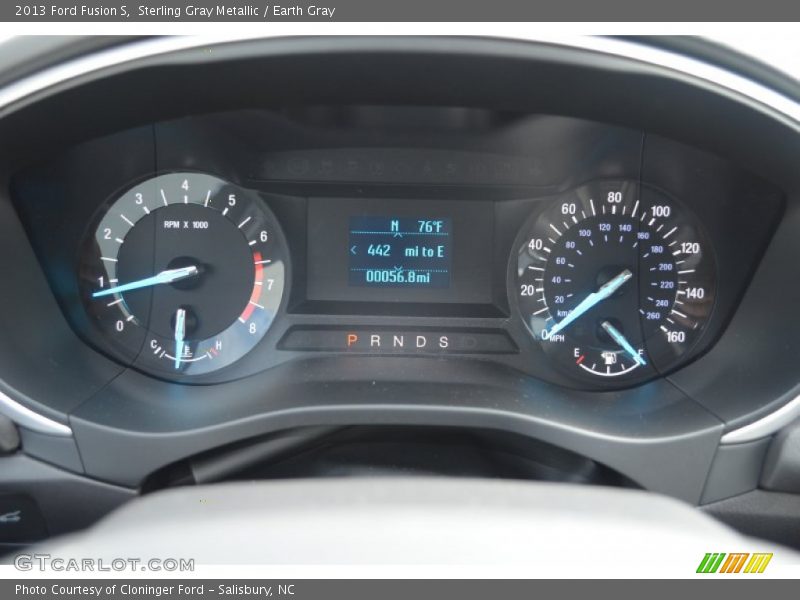 Sterling Gray Metallic / Earth Gray 2013 Ford Fusion S