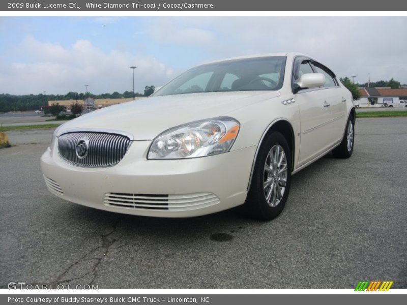 White Diamond Tri-coat / Cocoa/Cashmere 2009 Buick Lucerne CXL