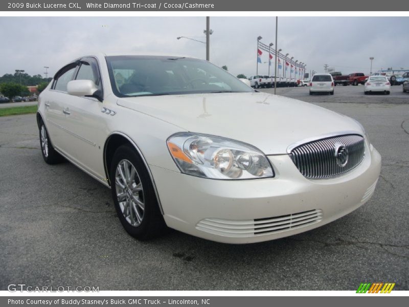 White Diamond Tri-coat / Cocoa/Cashmere 2009 Buick Lucerne CXL