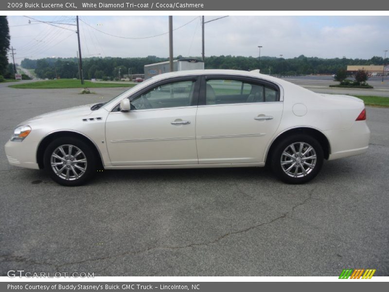 White Diamond Tri-coat / Cocoa/Cashmere 2009 Buick Lucerne CXL