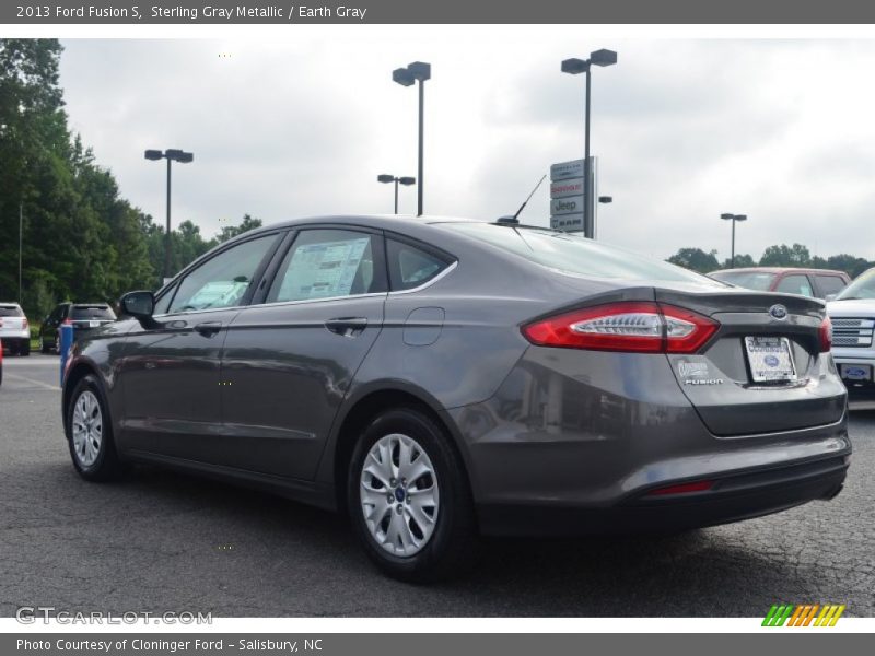 Sterling Gray Metallic / Earth Gray 2013 Ford Fusion S