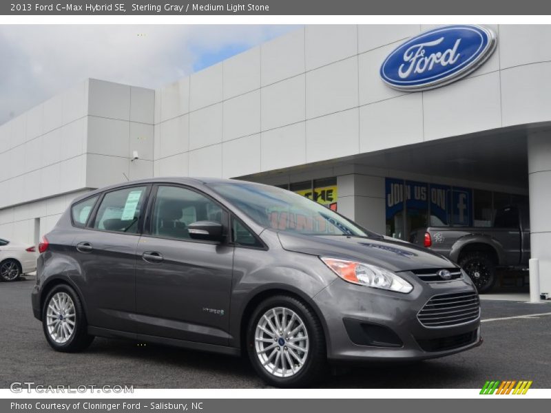 Sterling Gray / Medium Light Stone 2013 Ford C-Max Hybrid SE