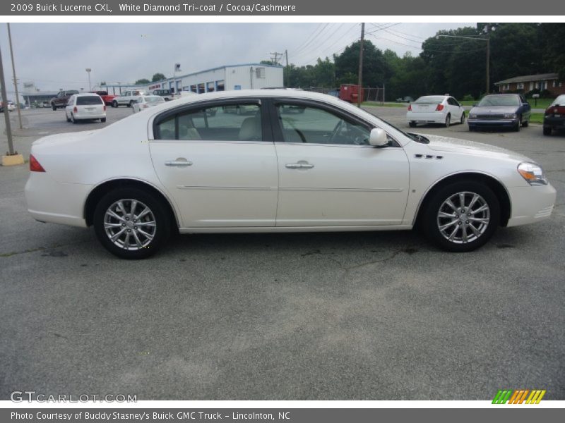 White Diamond Tri-coat / Cocoa/Cashmere 2009 Buick Lucerne CXL
