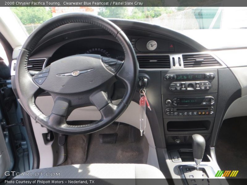 Clearwater Blue Pearlcoat / Pastel Slate Gray 2008 Chrysler Pacifica Touring
