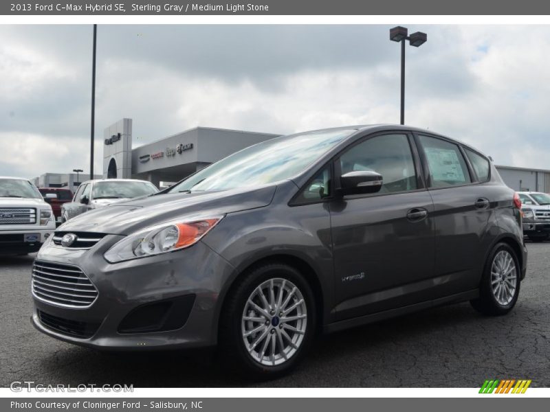 Sterling Gray / Medium Light Stone 2013 Ford C-Max Hybrid SE