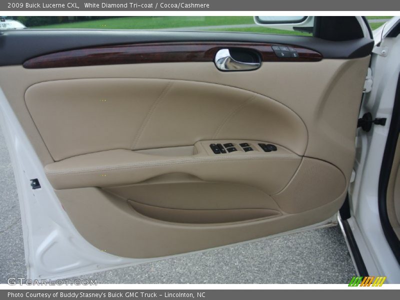 White Diamond Tri-coat / Cocoa/Cashmere 2009 Buick Lucerne CXL
