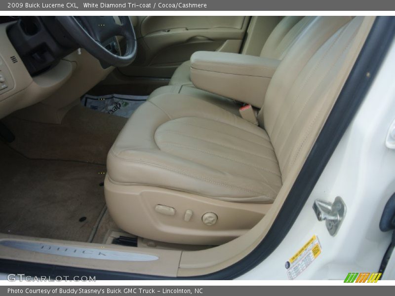 White Diamond Tri-coat / Cocoa/Cashmere 2009 Buick Lucerne CXL