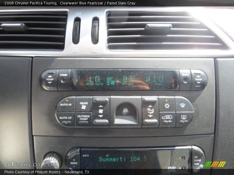 Clearwater Blue Pearlcoat / Pastel Slate Gray 2008 Chrysler Pacifica Touring