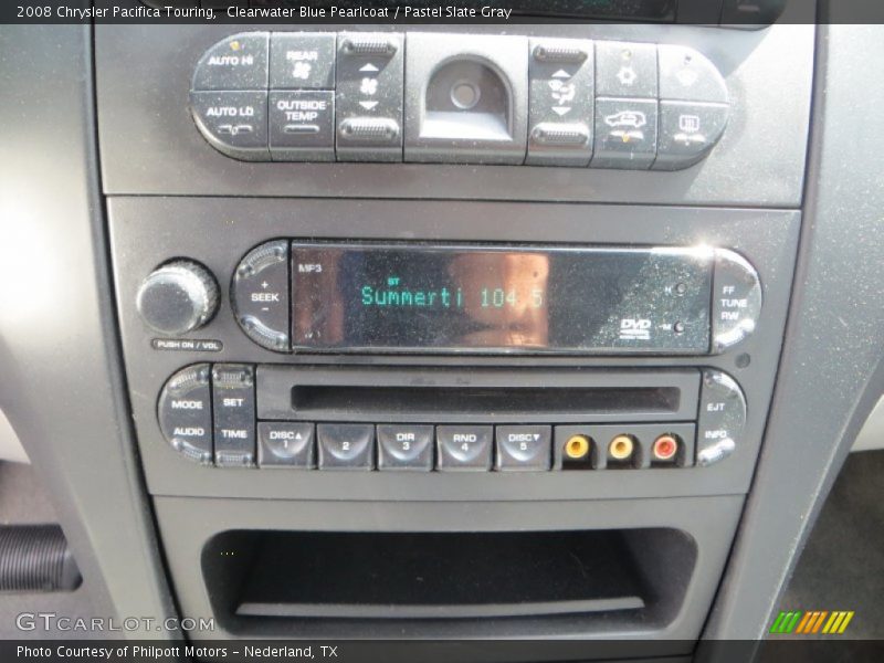 Clearwater Blue Pearlcoat / Pastel Slate Gray 2008 Chrysler Pacifica Touring