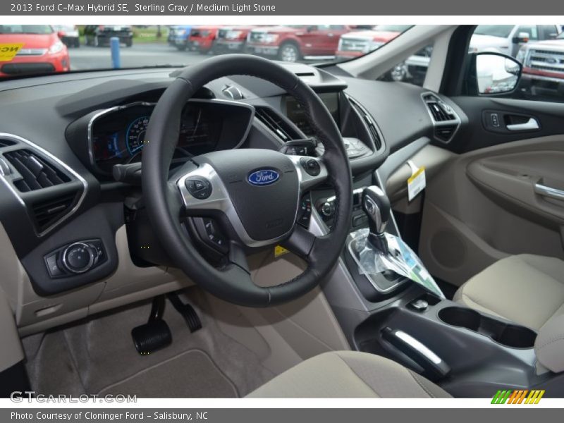 Sterling Gray / Medium Light Stone 2013 Ford C-Max Hybrid SE