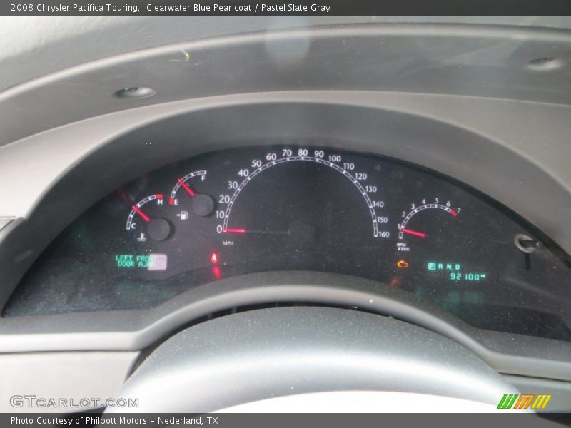 Clearwater Blue Pearlcoat / Pastel Slate Gray 2008 Chrysler Pacifica Touring