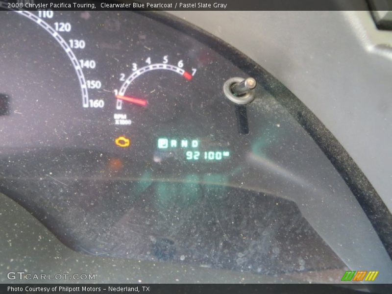 Clearwater Blue Pearlcoat / Pastel Slate Gray 2008 Chrysler Pacifica Touring