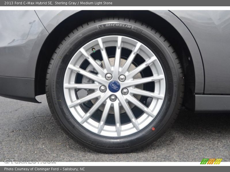 Sterling Gray / Medium Light Stone 2013 Ford C-Max Hybrid SE