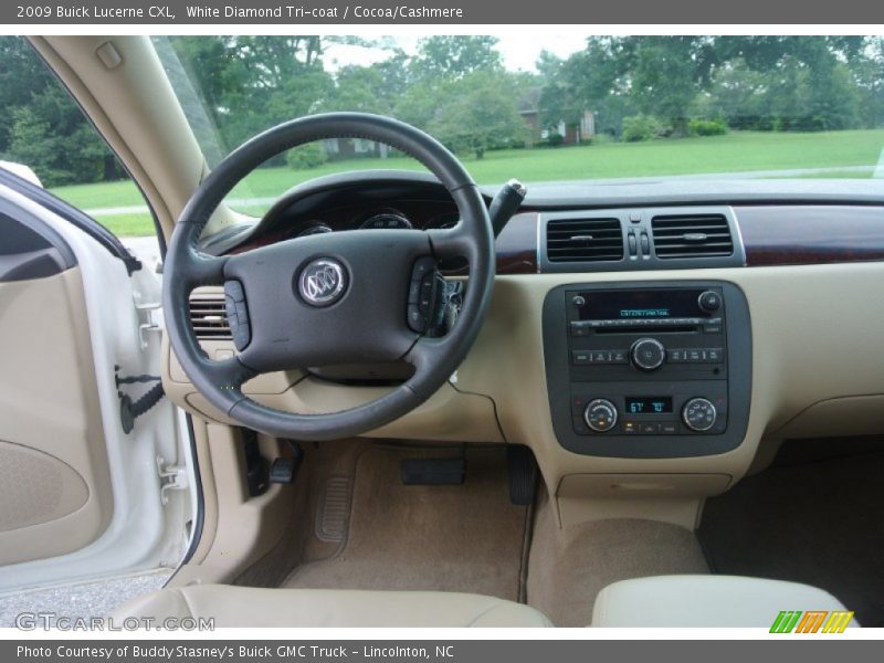 White Diamond Tri-coat / Cocoa/Cashmere 2009 Buick Lucerne CXL