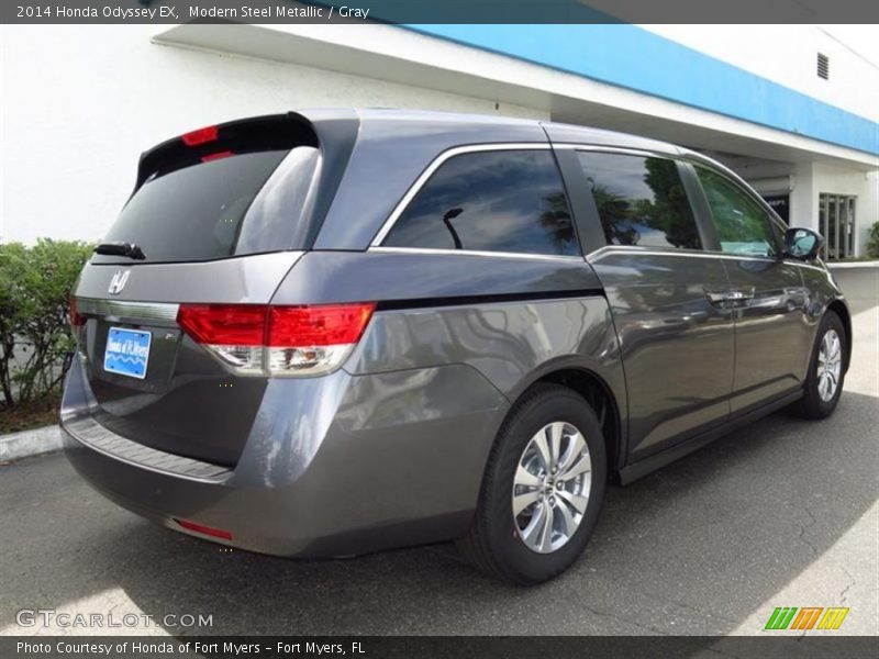 Modern Steel Metallic / Gray 2014 Honda Odyssey EX