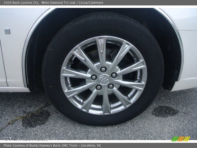 White Diamond Tri-coat / Cocoa/Cashmere 2009 Buick Lucerne CXL