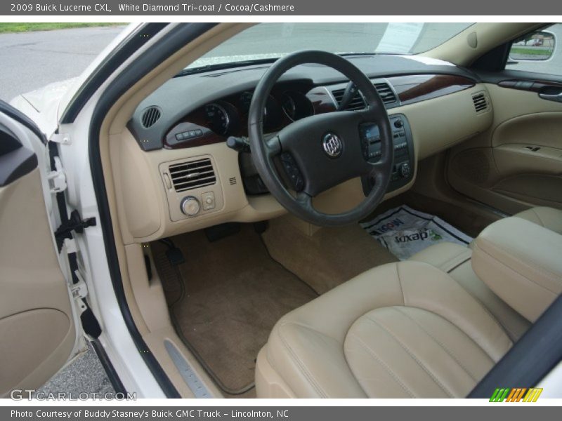 White Diamond Tri-coat / Cocoa/Cashmere 2009 Buick Lucerne CXL