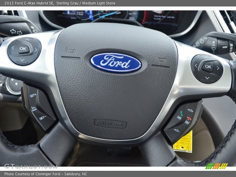 Sterling Gray / Medium Light Stone 2013 Ford C-Max Hybrid SE