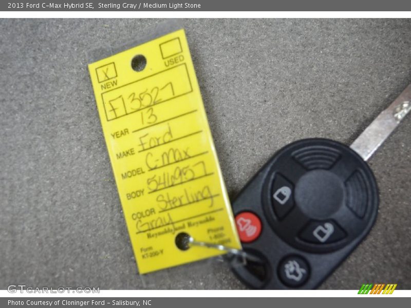 Sterling Gray / Medium Light Stone 2013 Ford C-Max Hybrid SE
