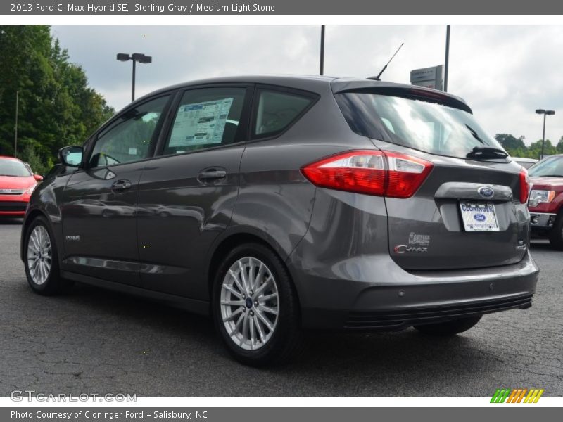 Sterling Gray / Medium Light Stone 2013 Ford C-Max Hybrid SE