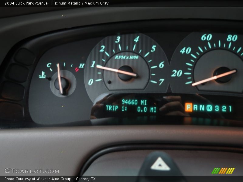 Platinum Metallic / Medium Gray 2004 Buick Park Avenue